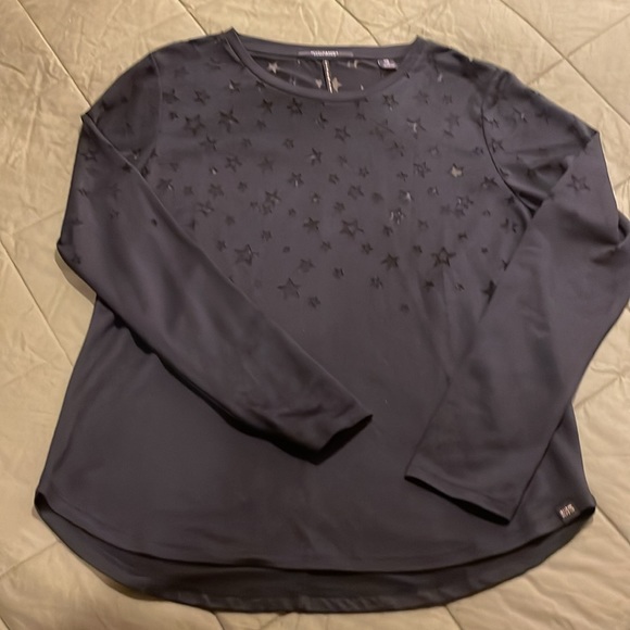 Scotch & Soda Maison  Scotch black t- shirt with stars. Size medium - Picture 1 of 8